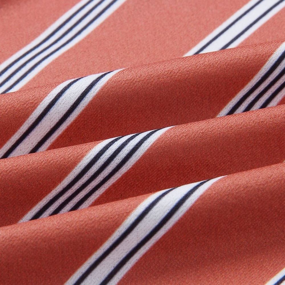 ♦️🆕Sweet Bow Tie Striped Romper Brick - Picture 5 of 5